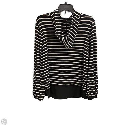 Top Long Sleeve By Chicos In Striped Pattern, Size: L