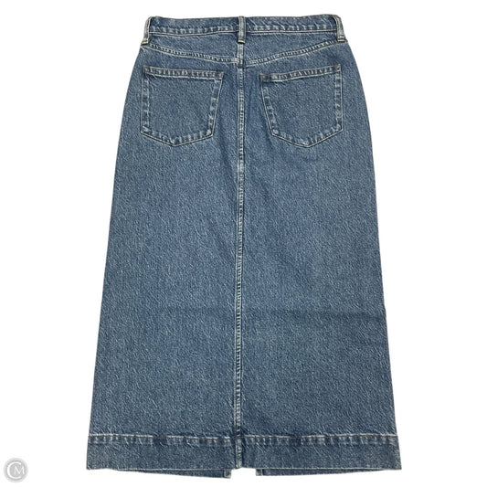 Skirt Maxi By J. Crew In Blue Denim, Size: 2