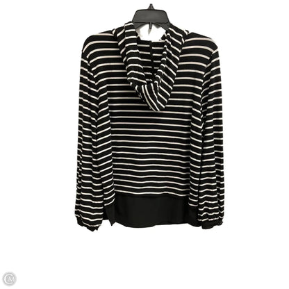 Top Long Sleeve By Chicos In Striped Pattern, Size: L