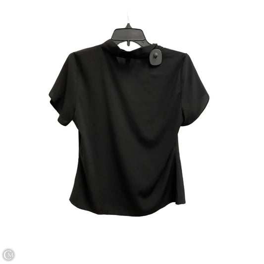 Top Short Sleeve By Calvin Klein In Black, Size: M