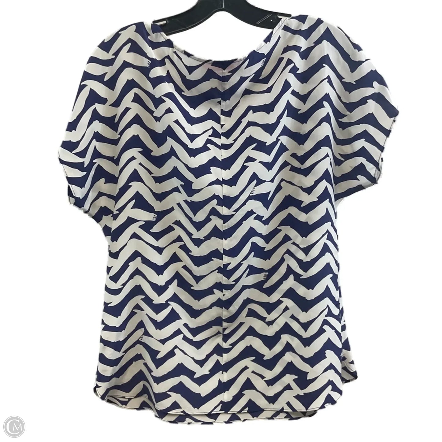 Top Short Sleeve By Lilly Pulitzer In Blue, Size: S