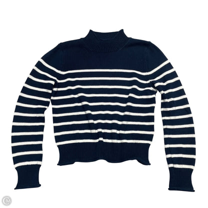 Sweater By J. Crew In Blue & White, Size: S