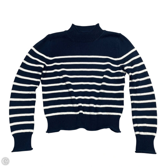 Sweater By J. Crew In Blue & White, Size: S