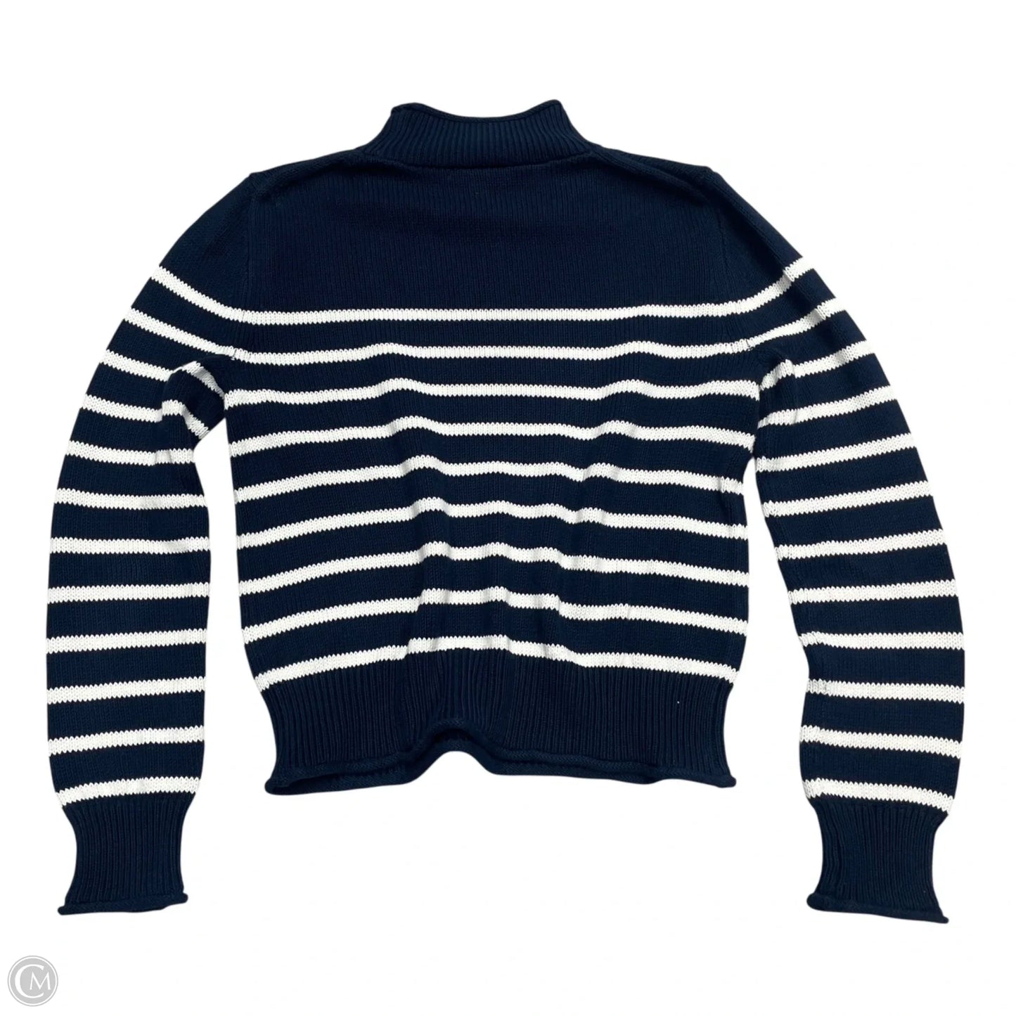 Sweater By J. Crew In Blue & White, Size: S