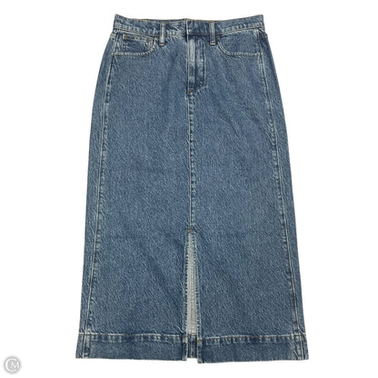 Skirt Maxi By J. Crew In Blue Denim, Size: 2