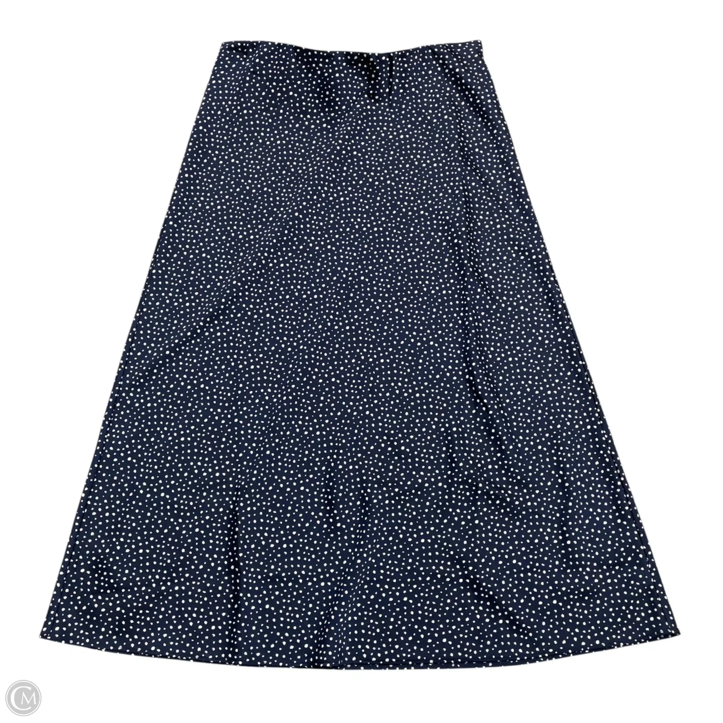 Skirt Midi By J. Crew In Blue & White, Size: S