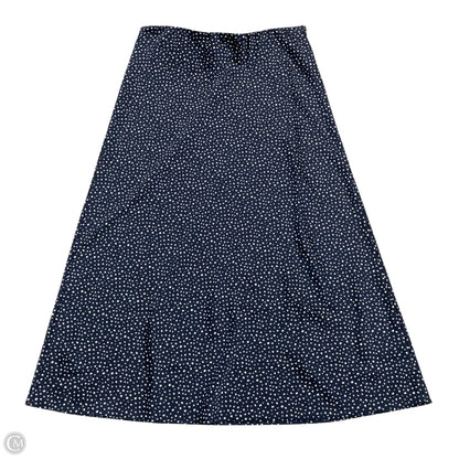 Skirt Midi By J. Crew In Blue & White, Size: S