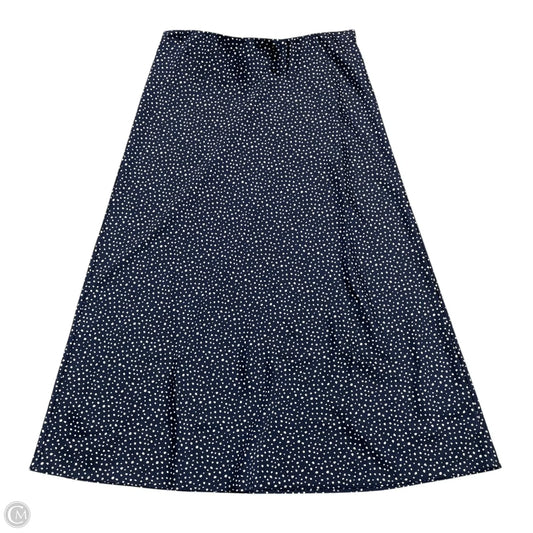Skirt Midi By J. Crew In Blue & White, Size: S