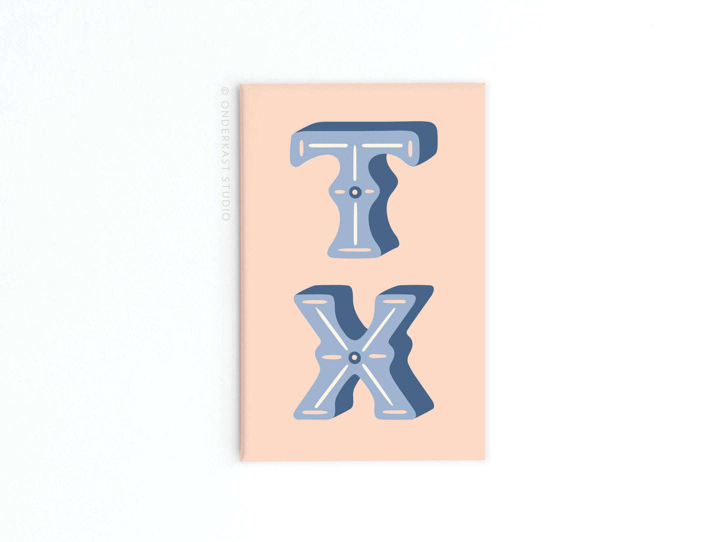 TX Refrigerator Magnet